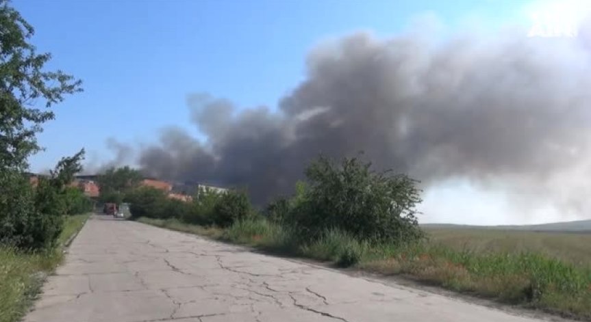 Голям пожар край Пловдив