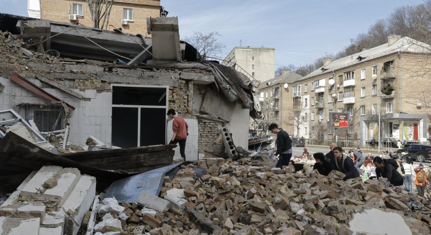 Това е седмото нападение по Киев за този месец.