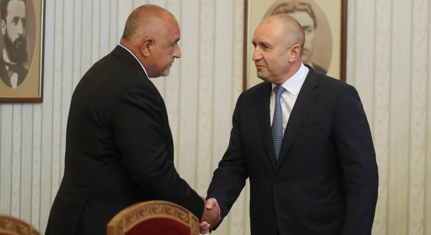 Президентът Радев връчва първия мандат за съставяне на кабинет на ГЕРБ-СДС