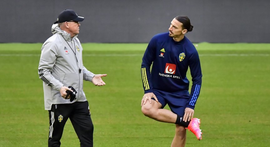 Ибрахимович пропуска поне 2 мача с контузия на коляното