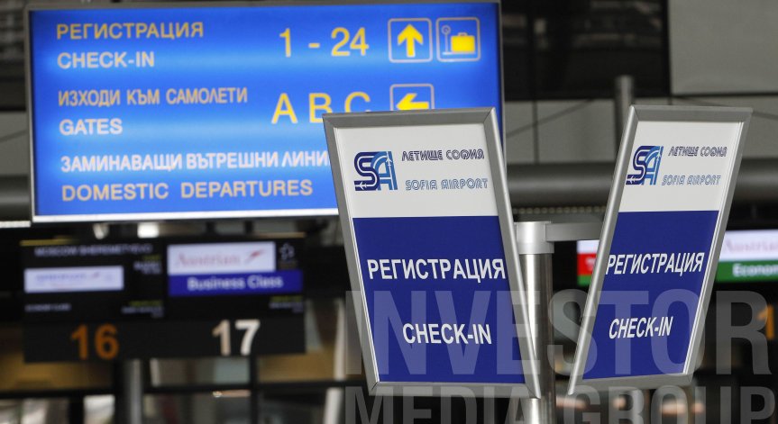 Увеличават се чартърите от летище София, по-малко са пътниците до морето