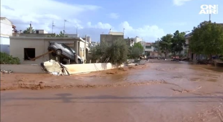 Гърция обяви ден на траур в памет на загиналите от наводненията