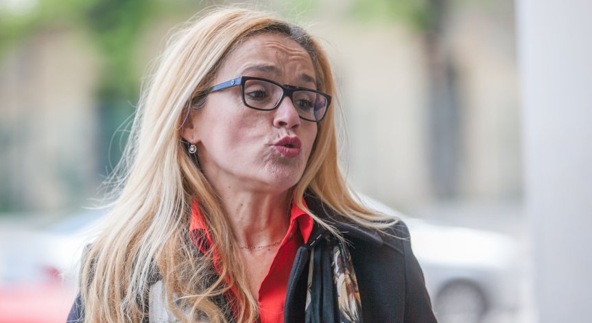 Тя бе арестувана показно в центъра на София през 2018 гoдина.