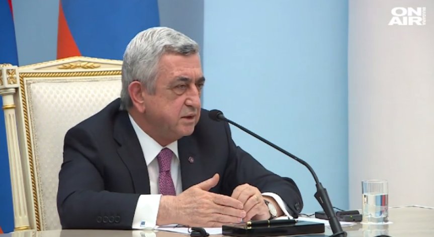 Премиерът на Армения Серж Саркисян хвърли оставка