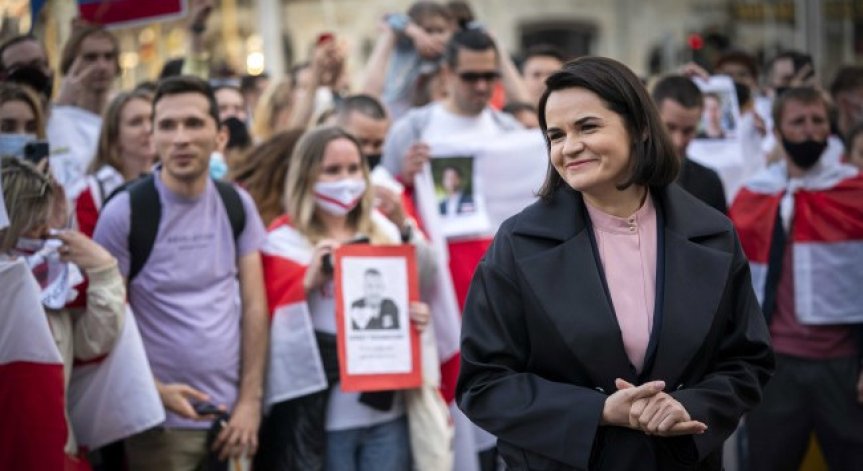 Лидерът на беларуската опозиция призова за протести по цял свят заради Протасевич