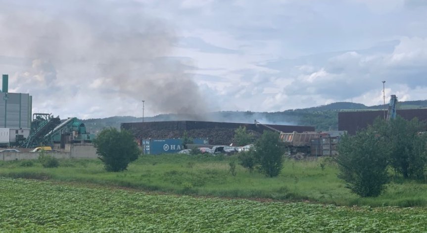 Пожар в производствено хале в 