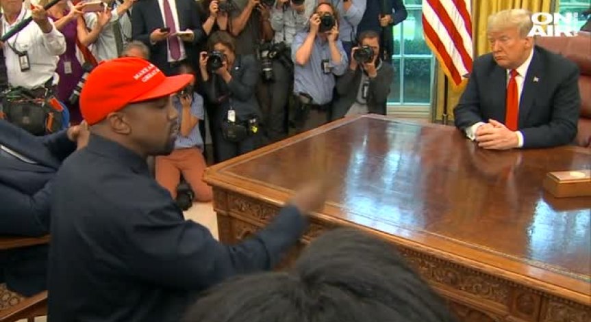 Кание Уест се срещна с американския президент Доналд Тръмп