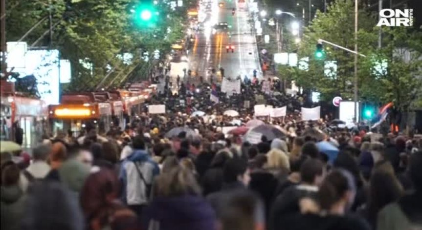 Пореден протест в Белград