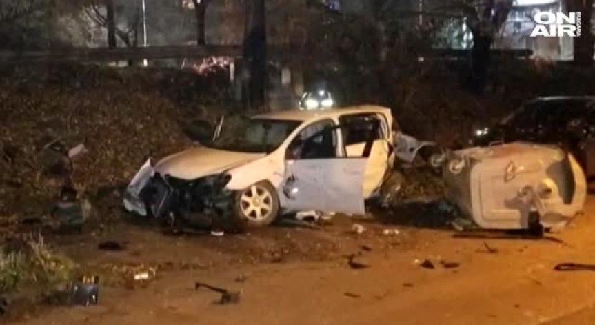 Пияно момче катастрофира във Варна, приятелят му е с опасност за живота