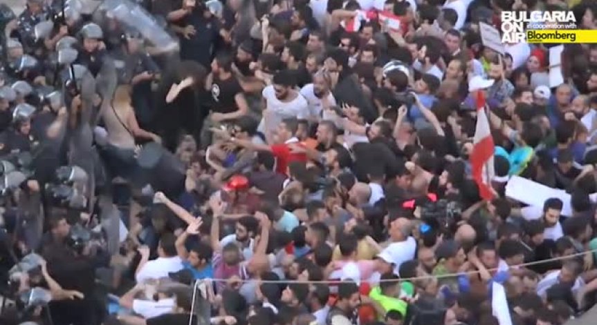 Антиправителствен протест в Ливан