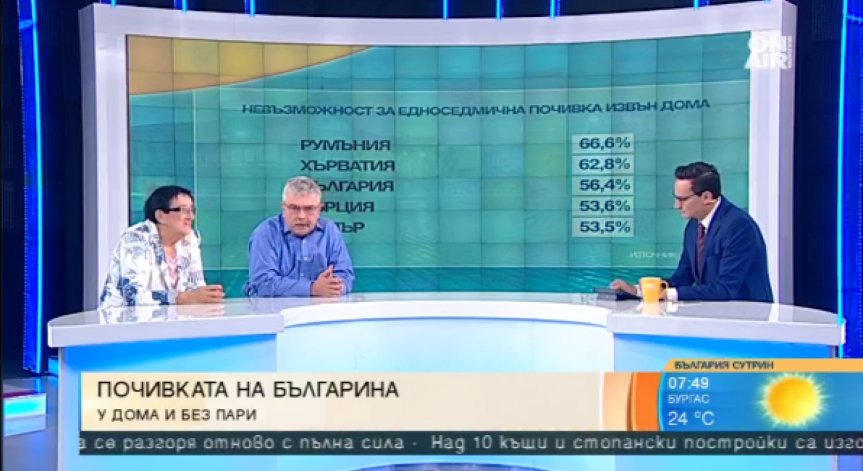 Повече от половината българи не могат да си позволят почивка извън дома
