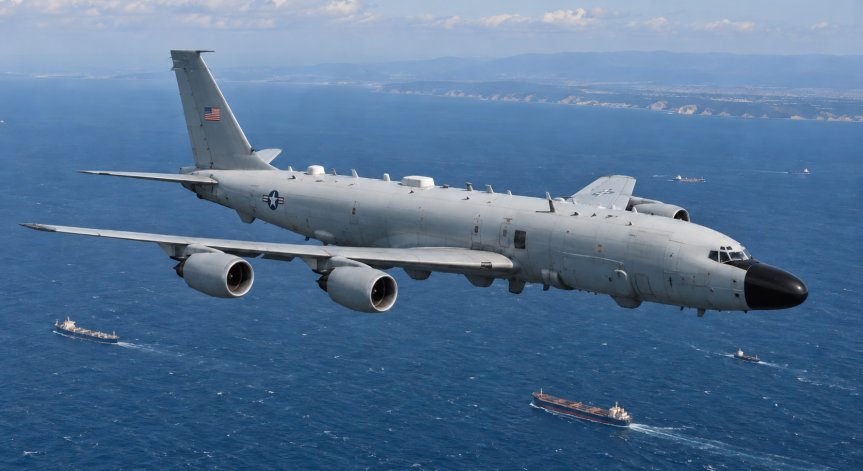 Американски разузнавателен самолет е на мисия над Черно море