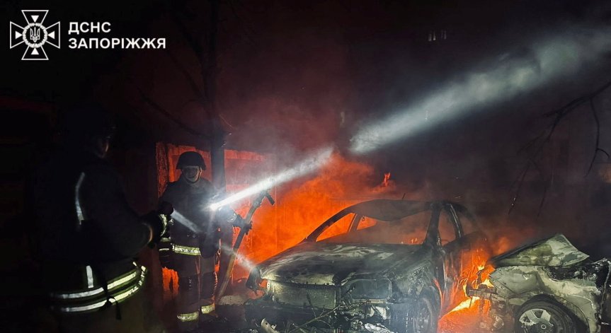 Руски дрон уби двойка при нощен удар в Запорожка област