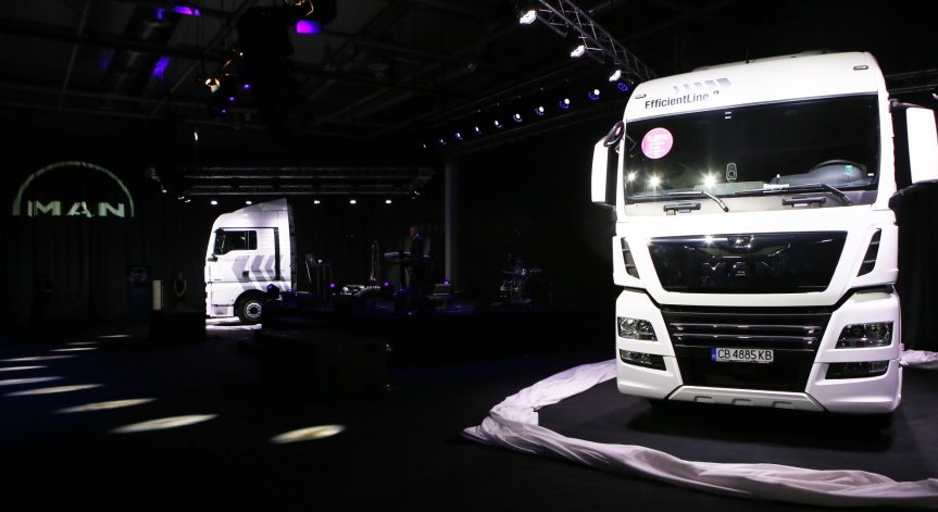 Над 850 товарни автомобила продадени от вносителя на MAN в България