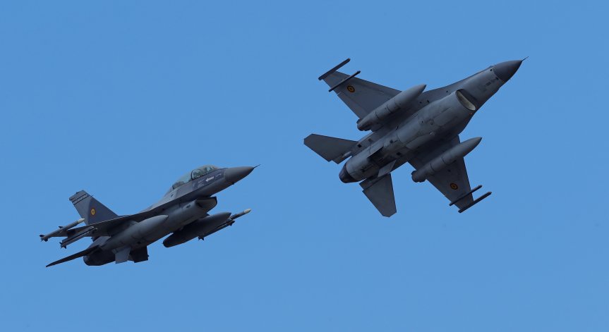Белгия изпраща на Украйна 30 изтребителя F-16