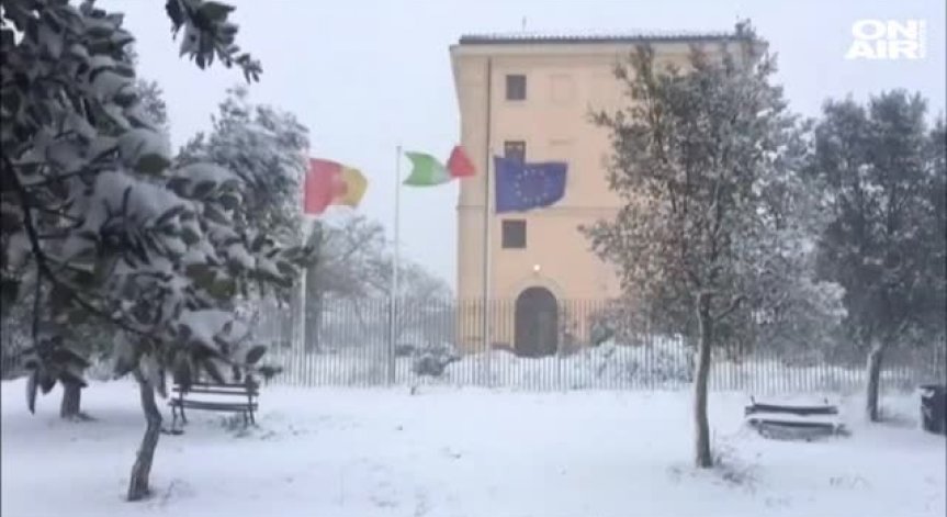 Балканският студ достигна и до Италия