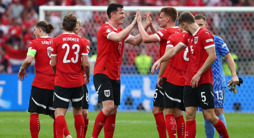 Австрия тресна с 3:1 Полша в първа победа на Евро 2024
