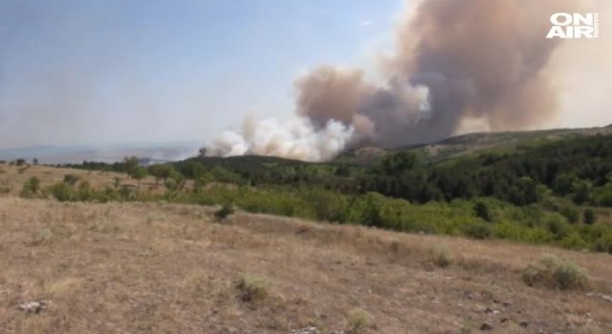 Големият пожар край Изворище е овладян