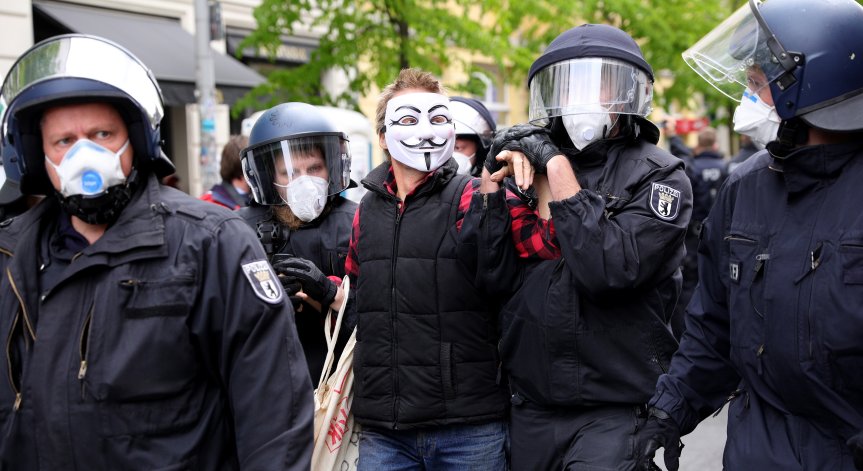 И в Берлин излязоха на протест срещу мерките за изолация