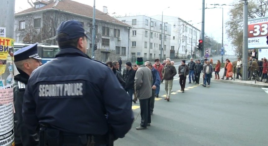 Протести в Бургас