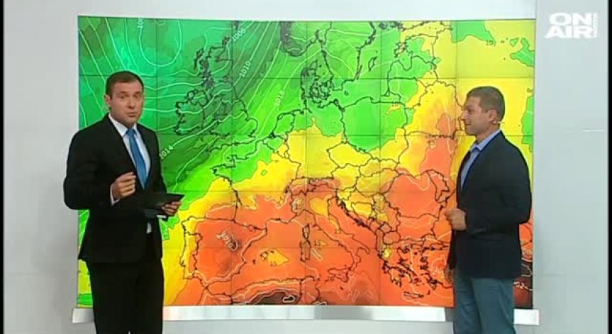 Слънчево и топло: Високи летни температури и валежи на места