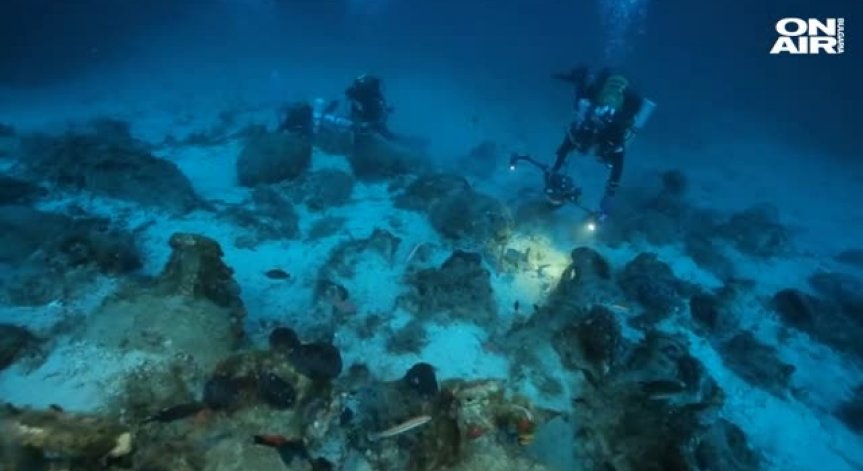 Археолози се натъкнаха на уникално подводно гробище в Средиземно море