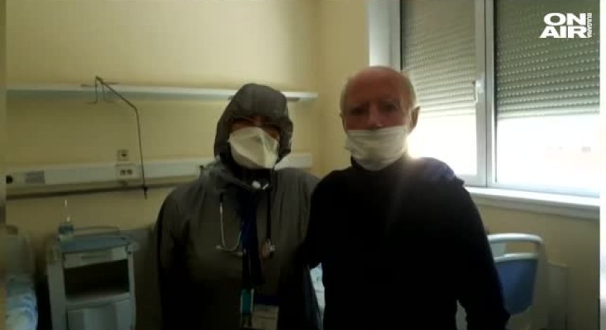 Изписаха от ВМА 92-годишен мъж, преборил коронавируса