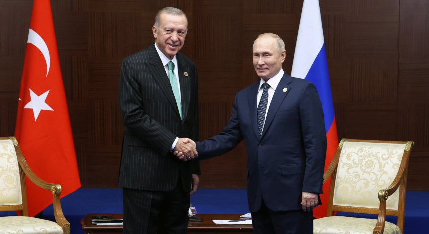 Ердоган към Путин: Турция и Русия могат да предприемат нови стъпки на сътрудничество