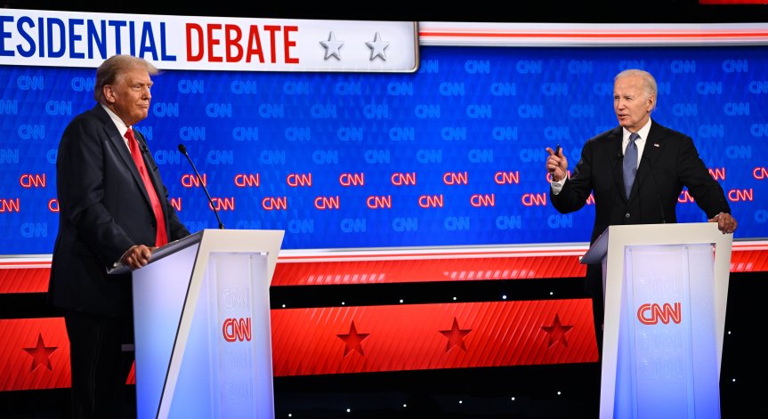 Настоящият държавен глава се оттегли от надпреварата след катастрофалното си представяне в телевизионните предизборни дебати.