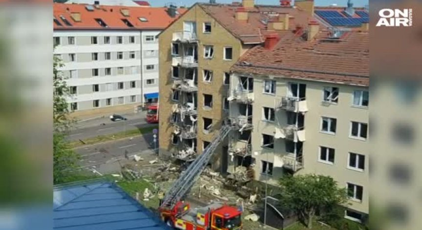 Мощна експлозия разтърси шведския град Линшьопинг, 25 души са пострадали