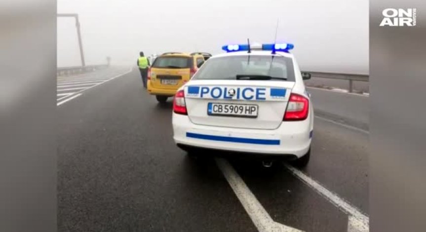 След гонка с полицията: Задържаха мъж, откраднал такси