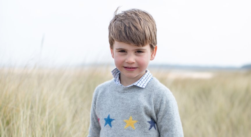 4-годишният принц Луи за Елизабет II: Поне сега прабаба и прадядо са заедно