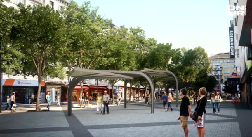 Центърът на столицата - с нова визия