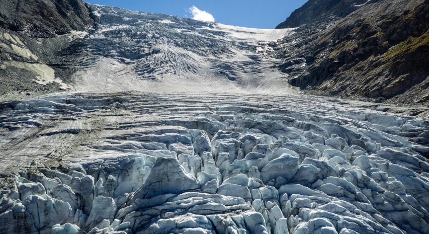 Ледниците в Швейцария се 