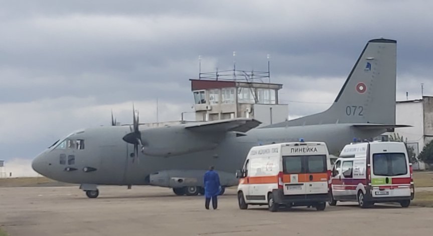 Медицинска евакуация от Охрид на пребития Пендиков, самолетът 
