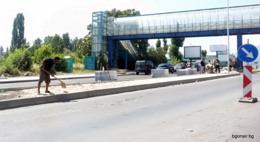 Фандъкова провери ремонта на Цариградско шосе и разширението на Ал. Малинов