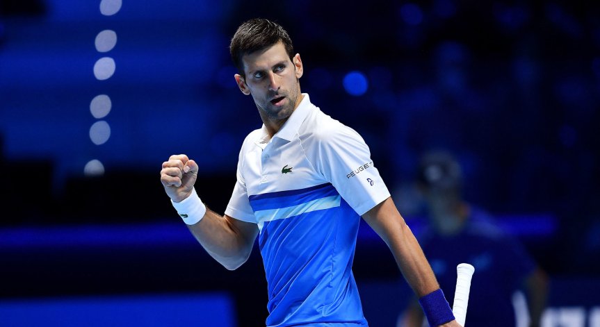 С победа №50 Джокович си осигури място в полуфиналите на Финалите на АТР