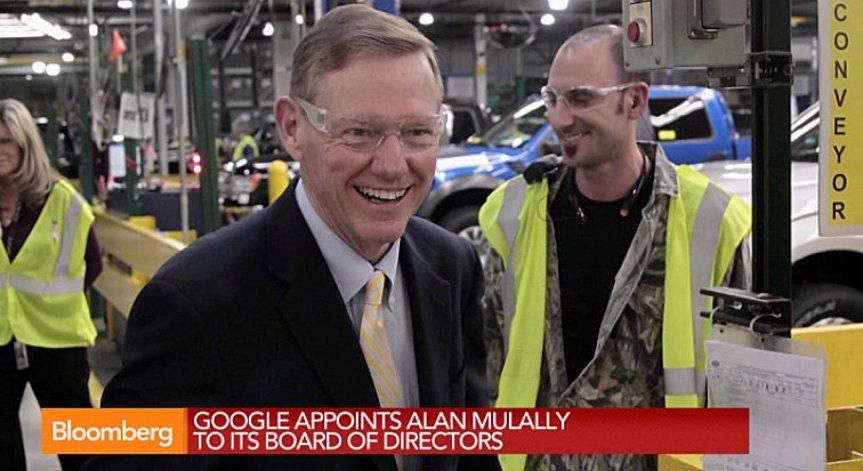 Алън Мълали смени Ford с Google