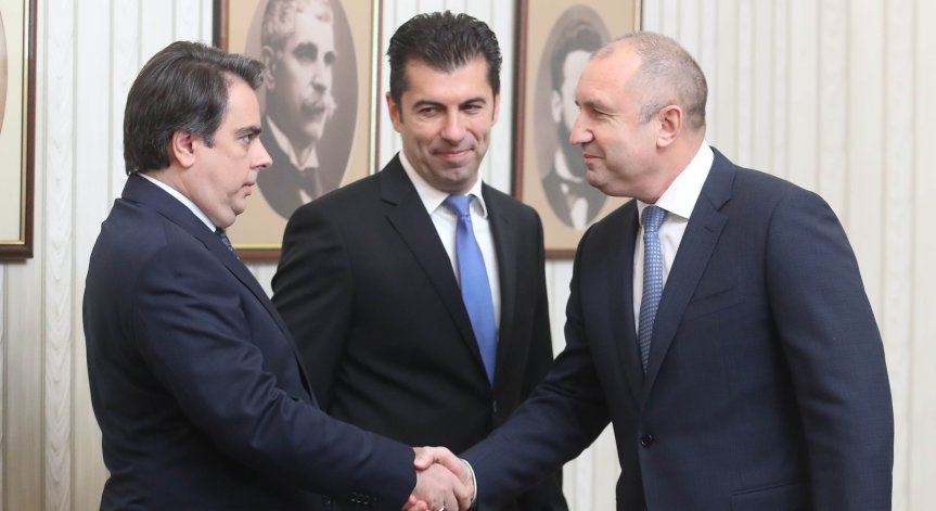 Румен Радев приема БСП, 