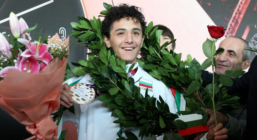 Еди Назарян на финал на Европейското в Рим в категория до 63 кг