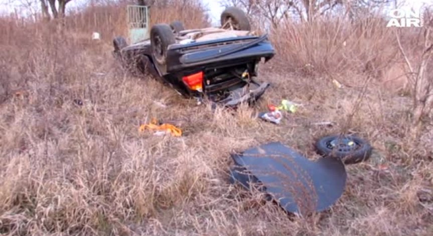 Мъж оцеля след тежка катастрофа край Русе