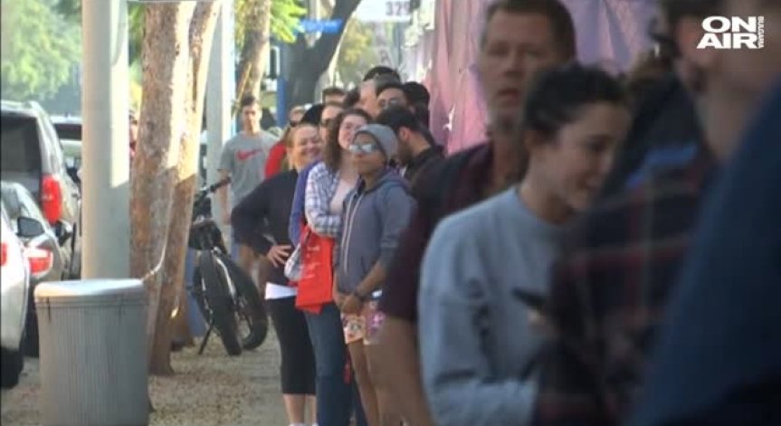 Опашки от желаещи за марихуана се извиха в Калифорния