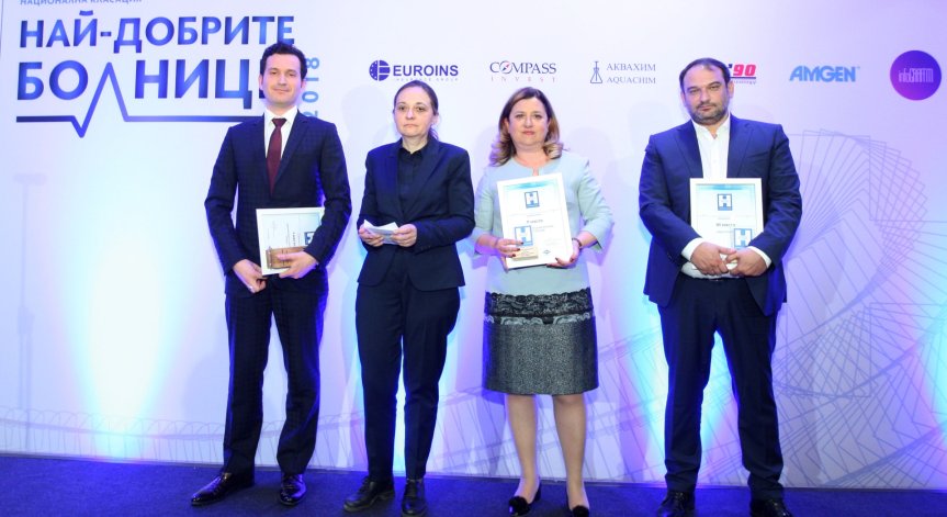 Investor Media Group и Българска болнична асоциация наградиха 