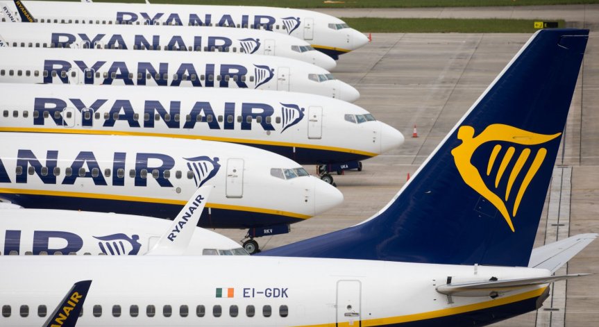 Ryanair: Зимният трафик ще бъде едва 25% от нормалните нива