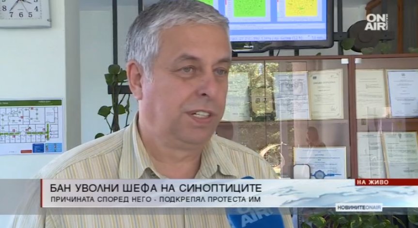 Ръководството на БАН отстрани шефа на НИМХ проф. Брънзов
