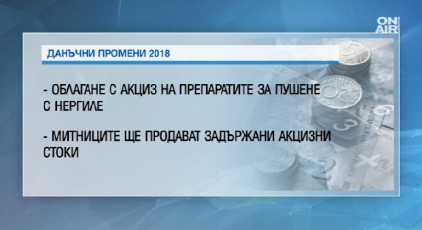 Държавата ще облага с акциз и наргилетата