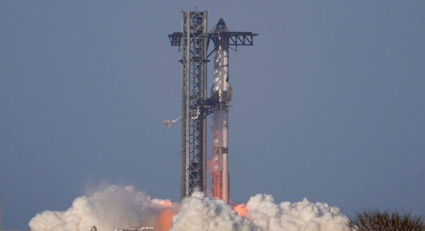 Това беше осмо изпитание за 123-метровата ракета.