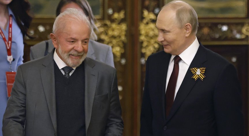 Бразилският президент ще опита да убеди Путин да отиде на преговорите.