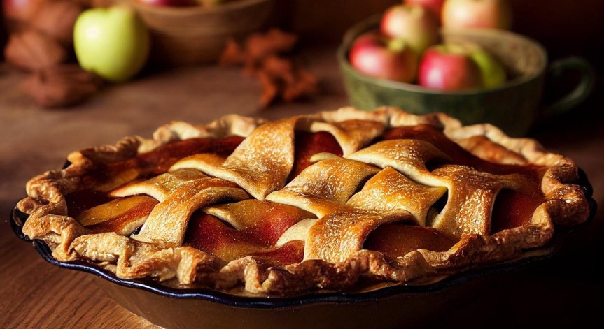 Диетичен ябълков пай с овесени ядки