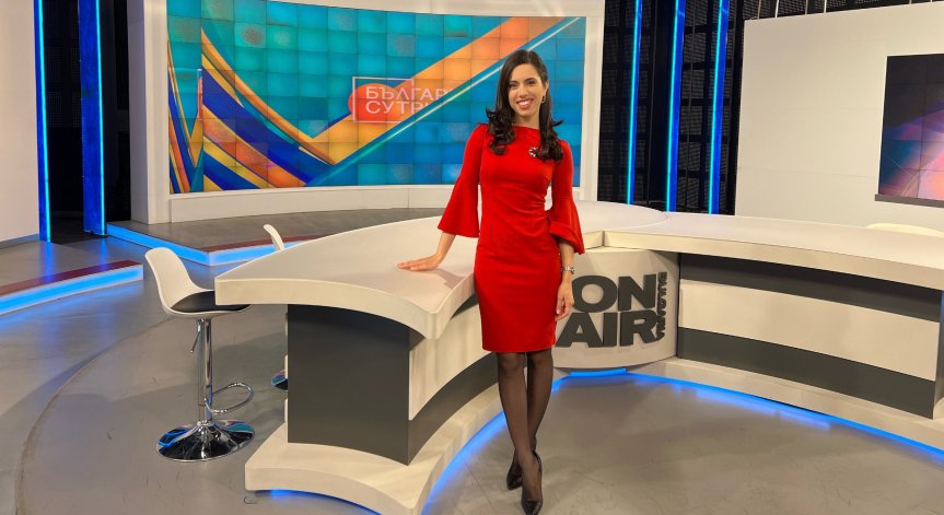 Водещата на „България сутрин“ Мария Константинова:  Моята най-голяма любов е телевизията